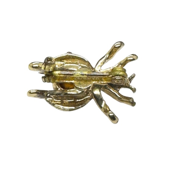 Vintage Hallmarked Joan Rivers & Unmarked Insect Scatter Pins - Picture 7 of 9